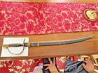 English Officer s Lion s Head Brass Short Saber Circa  1770-1780 With Scabbard