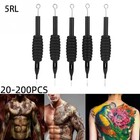 3   5   10   20   40pcs 5rl Sterile Disposable Tattoo Needle With Tube 3 4 Grip And Tip
