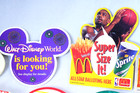Vintage Mcdonald s Pinback Button Collection Mcrib Super Size Me Employee Pins