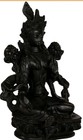 Black Tara Goddess Statue 15cm Tibetan Buddhist Resin Figurine Decor