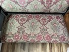 Antique Victorian Carved Wood Settee Bench     Vintage Entryway   Hall Bench