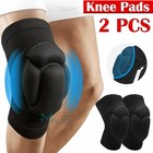1pair Knee Pad Gel Cushion Kneelet Protective Gear Anti-slip Band For Work Sport