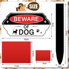 Beware Of Dog Sign With Stake Warning Signs For Property As Picture Shown 