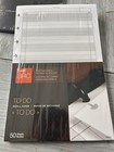 Staples Arc To Do Refill Paper  2  Packs 50 Sheets Customizable Notebook System