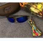 Maui Jim B407-11 Ho okipa Sunglasses Grey Frame   Blue Hawaii Polarized Lenses
