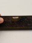 Antique Stratton Bros Greenfield Mass Brass   Wood Spirit Level Pat 1872 1887