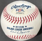 Nate Diaz Autographed signed Baseball Romlb Ufc Psa Fighter Mma Rare 