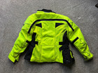 Olympia Moto Sports Womens L Airglide Motorcycle Jacket Hi Visibility Yellow