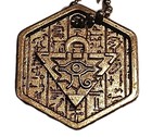 Yu-gi-oh Hexors Battle Tile Metal Medallion Yami Yugi 1 5  Necklace Pendant  001