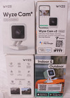 Set 4 Wyze Cam V3  Color Night Vision 2-way Audio Wired 1080p Hd Security Camera