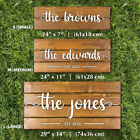 Custom Wood   Personalized Family Name Sign   Last Name Pallet Sign   Wedding