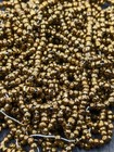 Vintage Bright Metallic Bronze Czech Glass Seed Beads 9 0 3 Cuts 26g Bb80-125