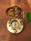 Nautical Sundial Compass Brass 3  Marine Pocket Sun Dial Pirate Ship West London