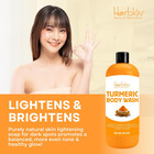 Turmeric Body Wash     Skin Brightening Liquid Soap For Discoloration     Natural An