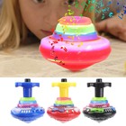 1 Pc Light Up Flashing Music Spinning Tops Luminous Rotating Gyroscope Kids