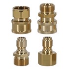 4  Pressure Washer Adapter M22-15mm Brass Fitting 3 8  Quick Connect Coupler