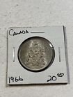 1966 Canada 50 Cents Silver Coin