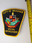 Vaughan Special Enforcement Police  Industry Patch Shoulder Canada Gold