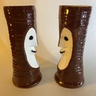 Vintage Pair Tiki Bob Mugs -san Francisco Small Chip On One
