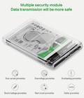 Hard Drive Enclosure 2 5 Inch Usb 3 0 Sata Case External Clear Caddy Hdd Ssd Au