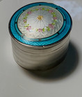 Gorgeous  Antique Sterling  perfect Enamel Guilloche  Vanity Box  Great Colors 