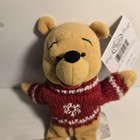 Disney Store Winnie The Pooh Snowflake Sweater Beanbag Beanie Nwt Nos