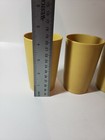 Vintage Of 3 Tupperware Tumblers Harvest Yellow  1320 