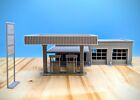 S Scale - 90s Gas Station And Oil Change Shop - 1 64 Scale Building
