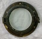 Vintage Ship s Porthole Window  Boat  Maritime  Nautical  Bronze  1930 s