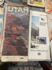 Vintage Lot Of 16 Road Maps   Advertising Skelly Conoco Mobil 1960 s 70 Standard