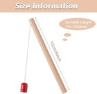 4 Pieces Wooden Magnetic Fishing Poles Magnet Poles Fishing Rod For Wooden Magne