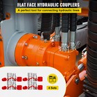 4sets 3 4  Npt Pair Hydraulic Flat Face Quick Coupler Skid Steer Bobcat