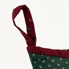 Handmade Vintage Quilted Christmas Stocking Patchwork Carolers   Cat