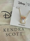 Disney Parks Kendra Scott Halloween Ghost Mickey Necklace Nwt   Pouch