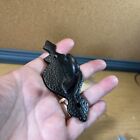 Vintage Black Wrought Iron Wall Mount Oil Lamp Hook 4   