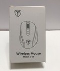 Wireless Mouse Model D-09  Scroll Wheel Black With Usb Receiver New
