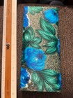 Vintage 50 -60 s Telephone   Address Book Floral Blue Green