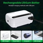 Rechargeable Aerator For Bait Bucket  Portable Battery Powered Air Pump For