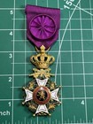 Belgian Order Of Leopold Officers Cross Medal