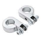 1 25  Highway Guard Foot Peg Clamp Mounting Fit For Harley Touring Engine Bars