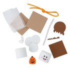 Fun Express S   mores Ghost Ornament Foam Craft Kit 2 1 2  X 2 1 2  - Makes 12