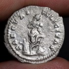 Julia Domna Denarius 196ad Egyptian Gods Ancient Roman Empire Silver Coin Ch Vf