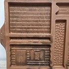 Longaberger  Gingerbread House Cookie Mold Country Cabin  Pottery 1996  33090