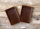Personalized Golf Scorecard And Yardage Book - Leather Golf Scorecard Holder