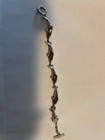 Vintage Ballesteros 925 Sterling Silver Dolphin Fish Link Bracelet