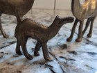 3-solid Brass Miniature Camels Figurines-small-detailed-selling Together 