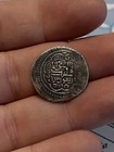 Dated 1341 Ad Dirham Silver Medieval Siver Old Coin Sulayman Crusaders Bazar