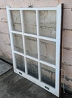 36 x42  Antique Vintage Old Wood Wooden French Sash Window 9 Wavy Glass Lites
