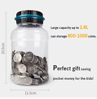 Electronic Counting Coin Bank Safe Box Piggy Money Saving Digital Clear Jar