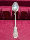 Antique 800 Coin Silver Demitasse Spoon 17g European Maker   late 20th Century
